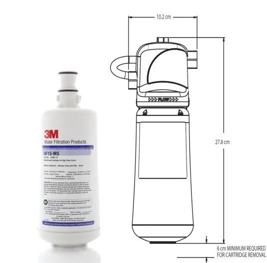 3M HF15-MS Replacement Water Filter, High Flow Series Water Filters & Fittings 3 3M HF15-MS Replacement Water Filter, High Flow Series Water Filters & Fittings