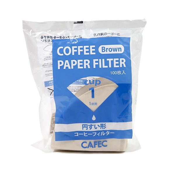Barista Warehouse Cafec Brown Filter Papers (100Pcs) 4 Barista Warehouse Cafec Brown Filter Papers (100Pcs)