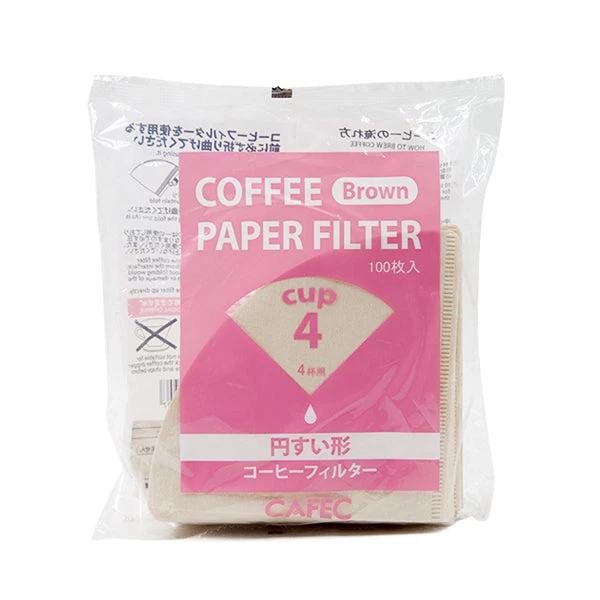Barista Warehouse Cafec Brown Filter Papers (100Pcs) 3 Barista Warehouse Cafec Brown Filter Papers (100Pcs)