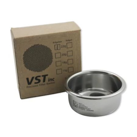 VST Precision Double Ridgeless Filter Basket, 58mm Group