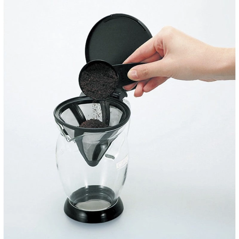 Hario Cafeor Dripper Pot - 2 Cup Black 4 Hario Cafeor Dripper Pot - 2 Cup Black