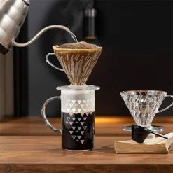 Barista Warehouse Hario V60 Dripper & Thermocolor Server Set 10 Barista Warehouse Hario V60 Dripper & Thermocolor Server Set