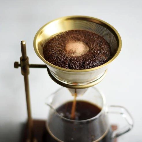 Kinto Brass Brewer Stand Set 8 Kinto Brass Brewer Stand Set