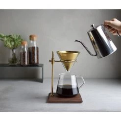 Kinto Brass Brewer Stand Set 14 Kinto Brass Brewer Stand Set