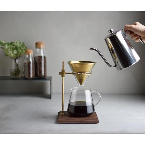 Kinto Brass Brewer Stand Set 7 Kinto Brass Brewer Stand Set