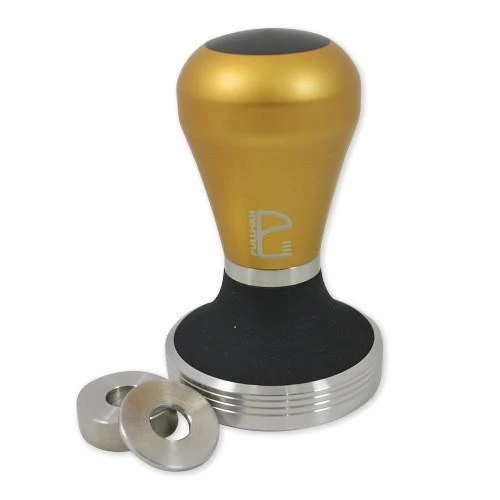 Pullman Coffee Tamper, Barista Flat 58mm Malabar Gold 3 Pullman Coffee Tamper, Barista Flat 58mm Malabar Gold