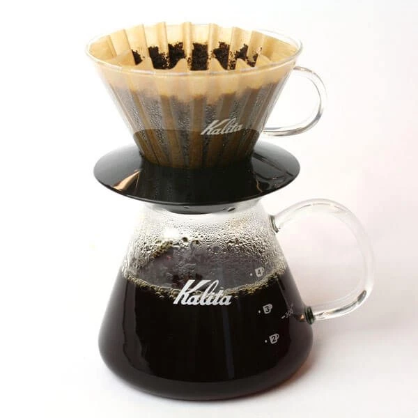 Kalita Glass Wave Dripper 155 Black 6 Kalita Glass Wave Dripper 155 Black
