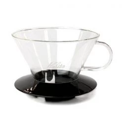 Brew Bar Kalita Glass Wave Dripper 185 Black