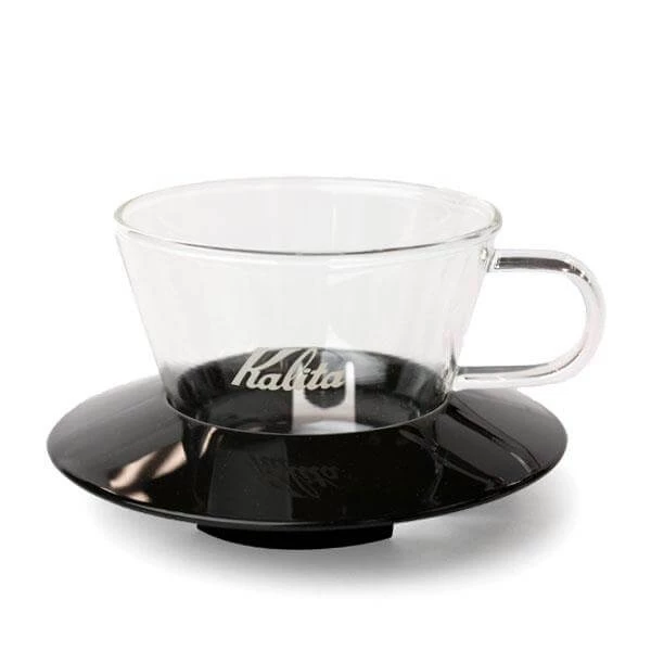 Kalita Glass Wave Dripper 155 Black 3 Kalita Glass Wave Dripper 155 Black