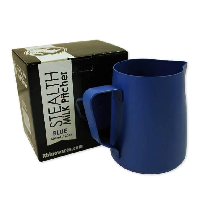 Rhino Stealth Milk Pitcher - 600ml/20oz - Blue 3 Rhino Stealth Milk Pitcher - 600ml/20oz - Blue