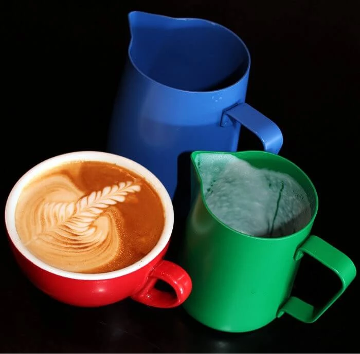 Rhino Stealth Milk Pitcher - 950ml/32oz - Green 6 Rhino Stealth Milk Pitcher - 950ml/32oz - Green